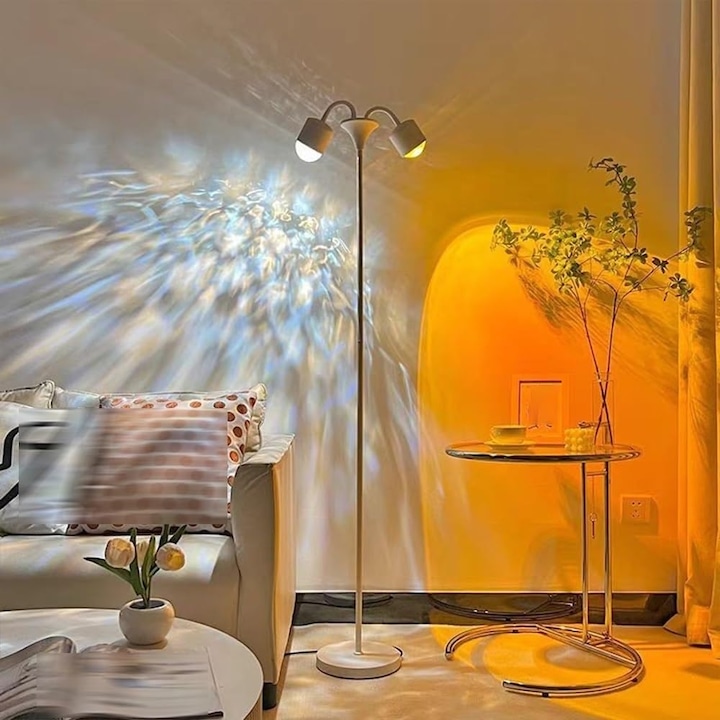 Топ 10 Стилни Подови Лампи Лампа за прожектиране на залез