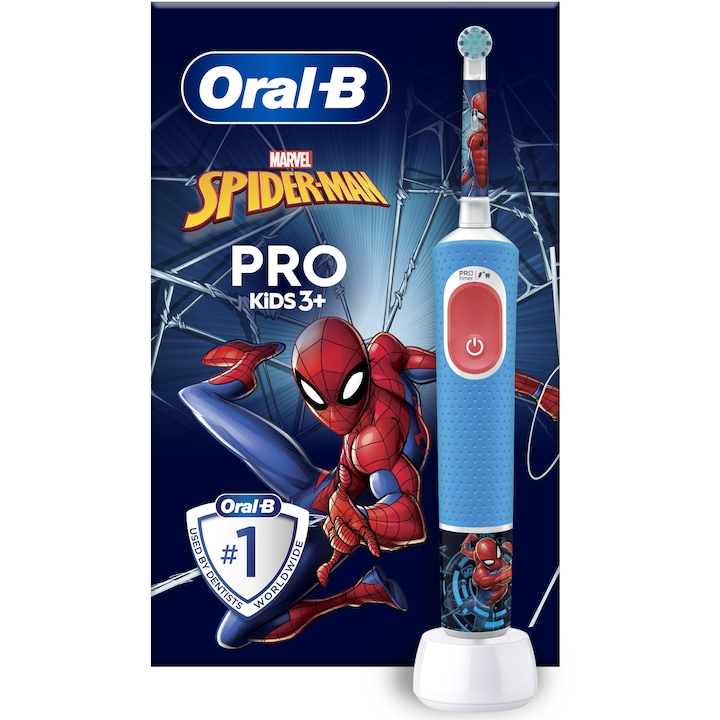 Детска електрическа четка за зъби Oral-B Pro Kids Spiderman