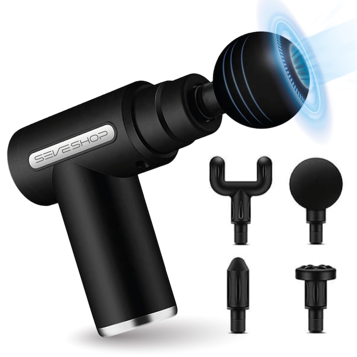 Топ 10 Ефективни Масажори за Гръб с Мигновен Ефект Мини Професионален Масажен Пистолет SeveShop