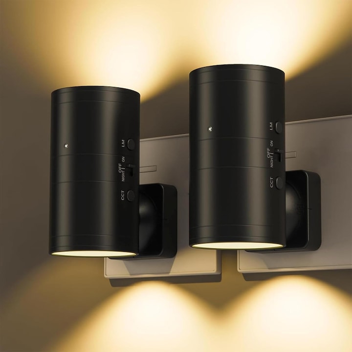 Най-Добрите Нощни Лампи | Класация Комплект 2 LED нощна лампа Fvchy®