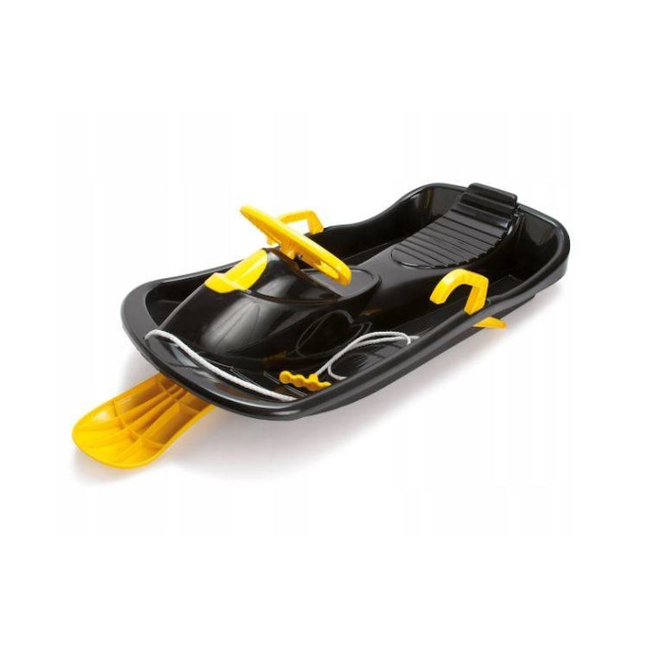 Топ 20 Най-Добрите Шейни за Деца и Големи Класическа шейна с кормило и спирачки