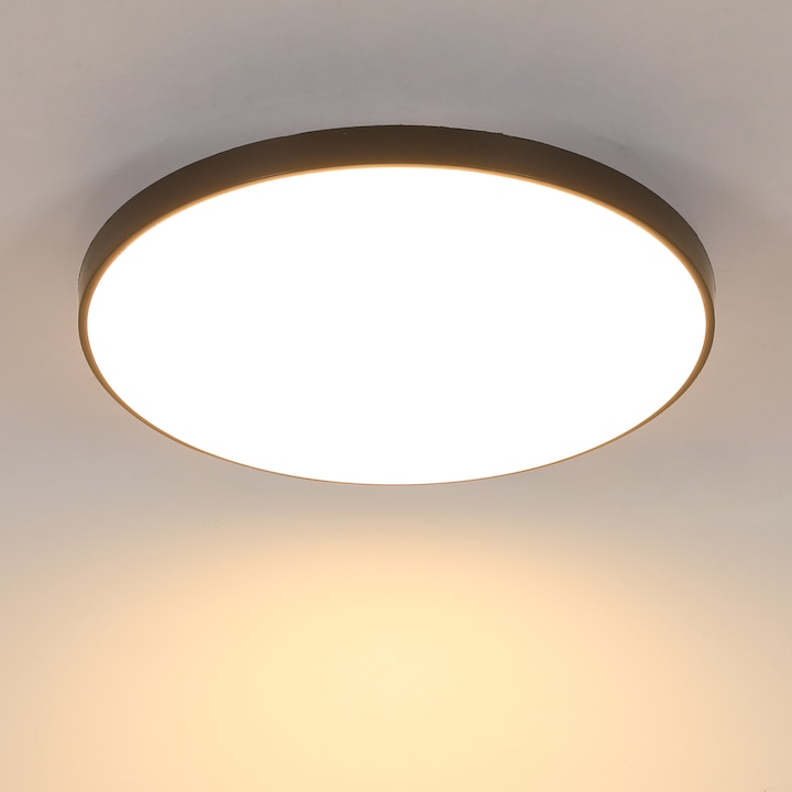 Най-Добрите Лампи за Баня Кръгла таванна лампа с LED светлина