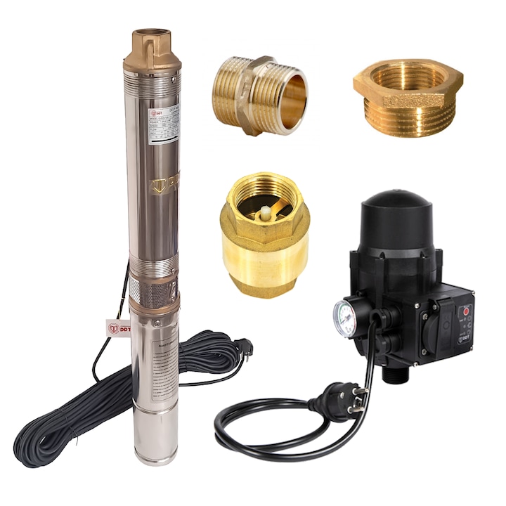 Потопяема Помпа за Чиста Вода + Комплекти - Как да Изберем? Сравняваме Характеристики Потопяема помпа за чиста вода 4QJD2-8
