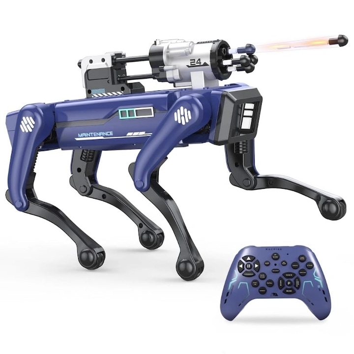 Роботи за Програмиране за Деца - Развиване на Умения по Роботика IUni 8020 Интелигентен Робот за Кучета с Изстрелвател Със Стрелки