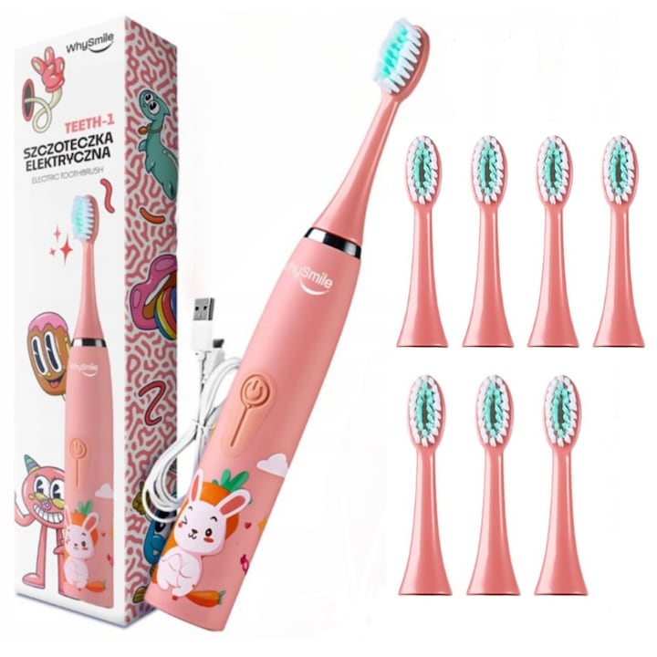 Звукова акумулаторна електрическа четка за зъби WhySmile Children