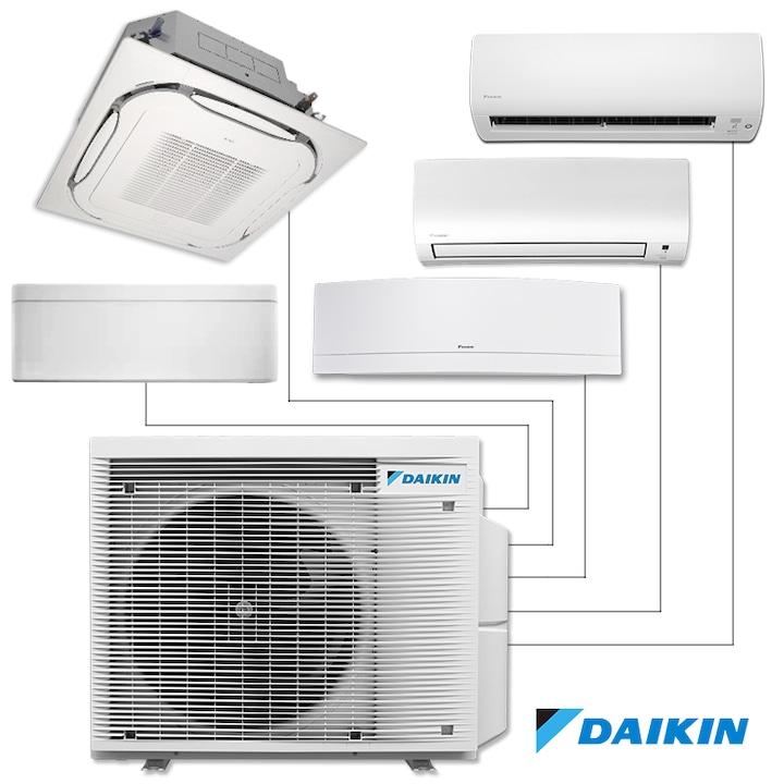 Топ 10 Най-Добрите Климатици Daikin Външно тяло на мултисплит система Daikin 5MXM90A9