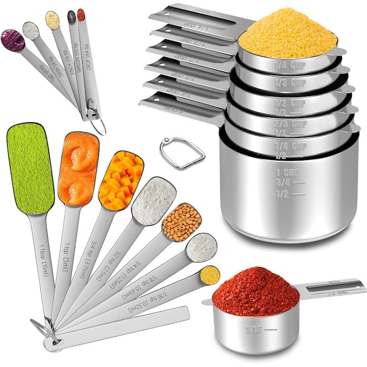 Мерителни Лъжички и Мерителни Комплекти - Нашите Фаворити Комплект мерителни прибори за кухня