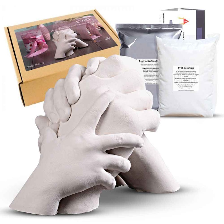 Най-Добри Комплекти за Отливки на Ръце (3D Гипсова Форма) - Класация Голям комплект за ръчно формоване