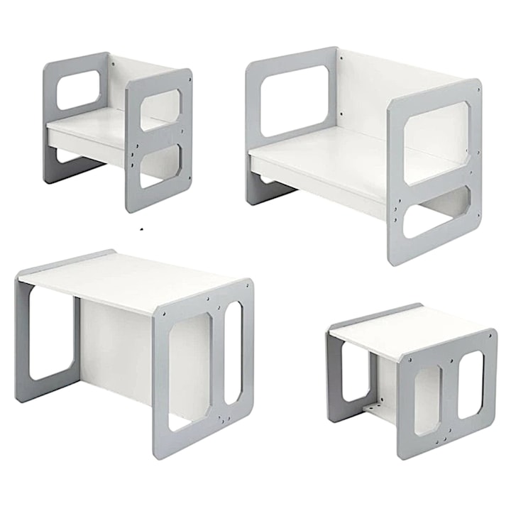 Забавни и Удобни Детски Пейки за Стая Детска маса и столче Монтесори GINGER HOME