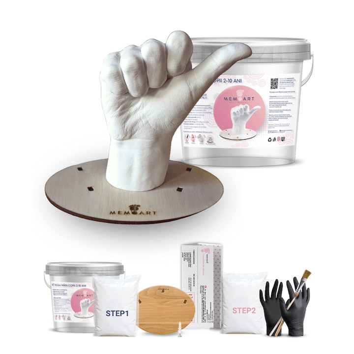 Най-Добри Комплекти за Отливки на Ръце (3D Гипсова Форма) - Класация Комплект за отливки на ръце 3D за деца