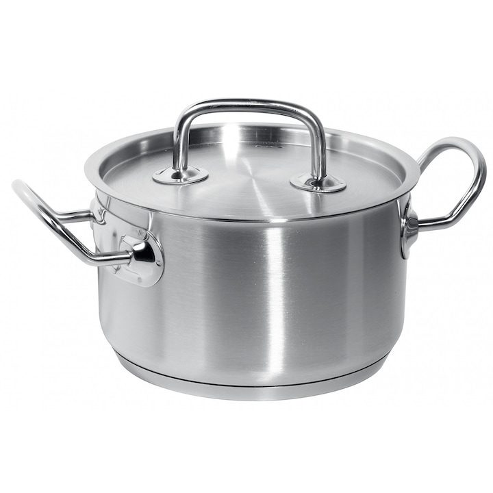 Оценяваме Качествени Тенджери от Неръждаема Стомана Средна тенджера с капак Hendi