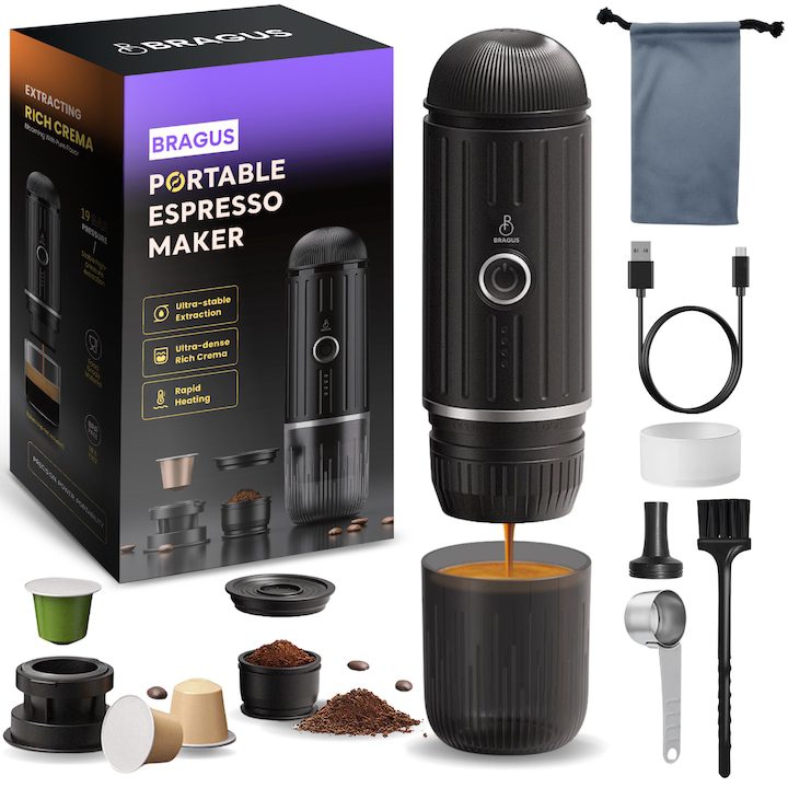 Преносима машина за еспресо 2 в 1