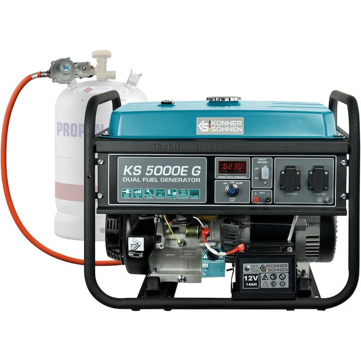 Електрически Генератори - Топ 20 Най-Добрите Електрически генератор Könner&Söhnen KS 5000G