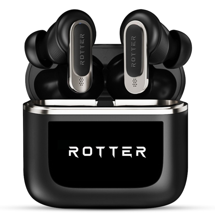 Безжични слушалки ROTTER® Bluetooth с тъчскрийн и ANC
