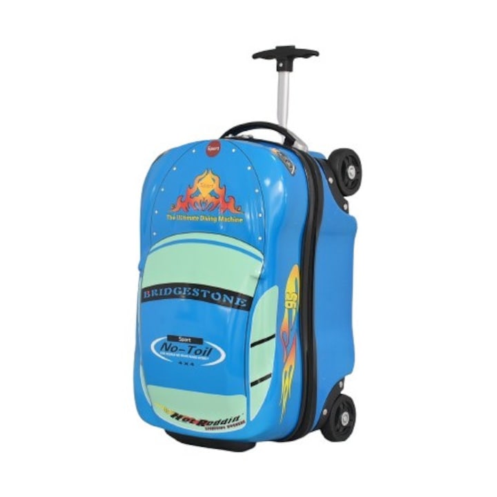 Топ 20 Забавни и Практични Детски Куфари Детски куфар Perfect line 12000 с кола