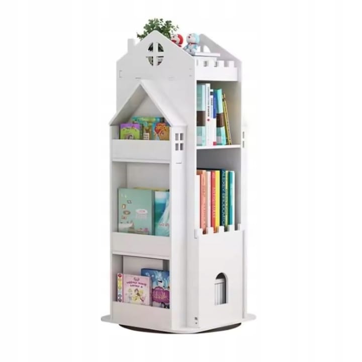 Детски Библиотеки и Етажерки за Книги Въртяща се библиотека
