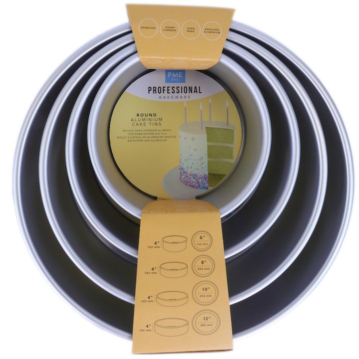 Тави за Печене - Класация Топ 10 за 2026 Година Комплект 4 дълбоки кръгли тави за печене 15/20/25/30x10см