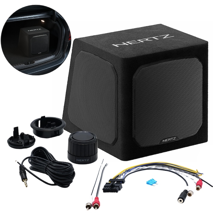 Автомобилен субуфер с вграден усилвател Hertz Dieci® DBA 201