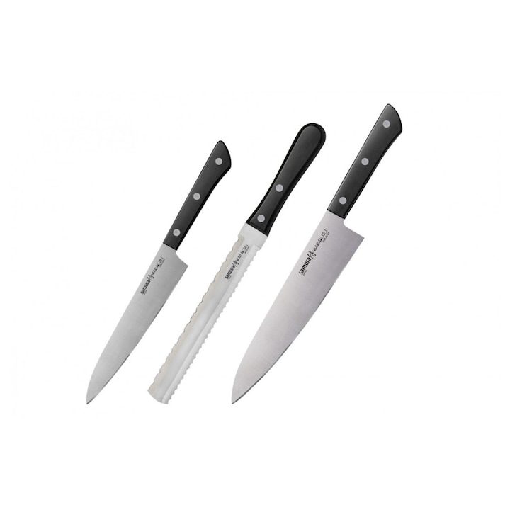 Оригинални Ножове Японска Стомана - Топ 15 Най-Добрите Комплект 3 кухненски ножа