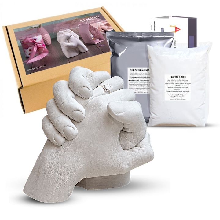 Най-Добри Комплекти за Отливки на Ръце (3D Гипсова Форма) - Класация Среден комплект за ръчно формоване