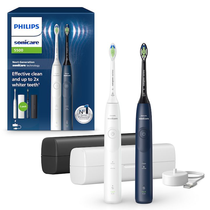 Комплект 2 електрически четки за зъби Philips Sonicare HX7119/01
