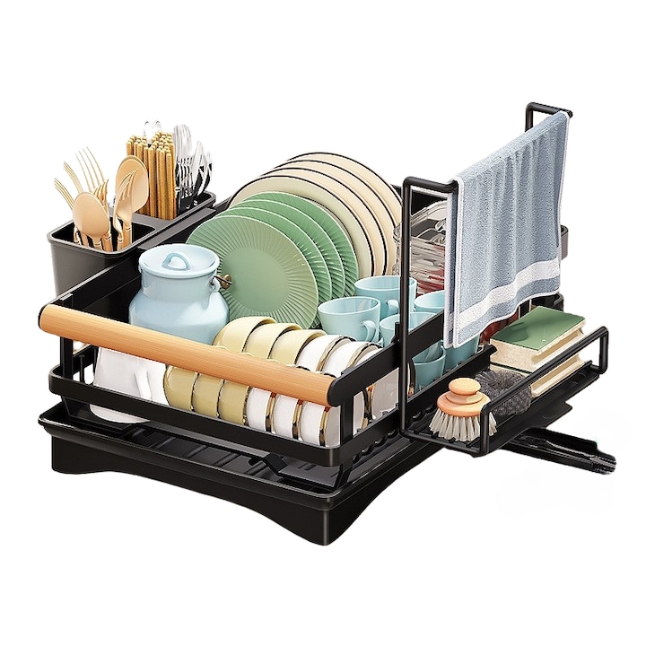 Отцедник за съдове с автоматична опора за отцеждане