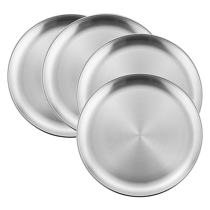 15 Красиви Комплекта Чинии – Класация Комплект от 4 чинии от неръждаема стомана