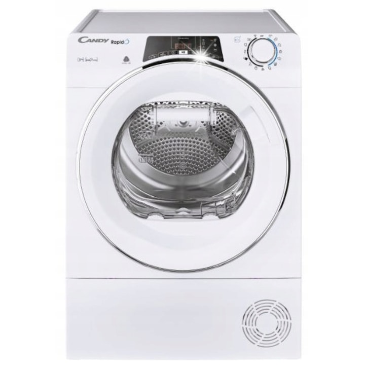 Candy сушилни: най-добрите модели с термопомпа, Wi‑Fi, Easy Case и Kilo Detector — избор за 7–10 кг Сушилня Candy ROE H8A2TCEX-S