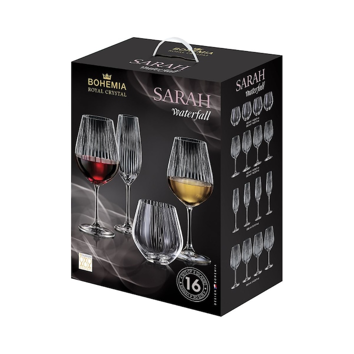 Комплект от 16 чаши за червено вино