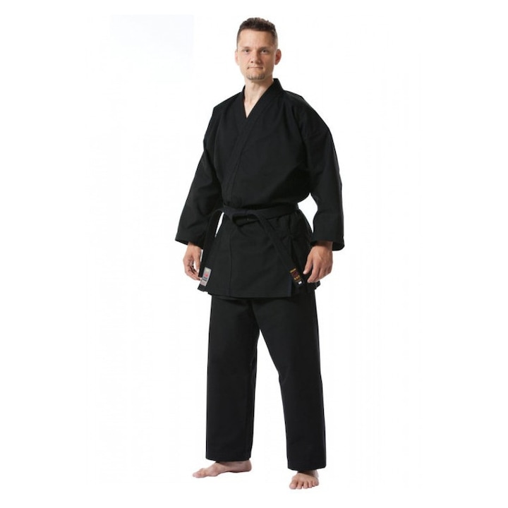 Кимоно и униформи за карате и таекуондо - висок клас Кимоно Bujin Shiro Черен 14oz - eMAG.bg