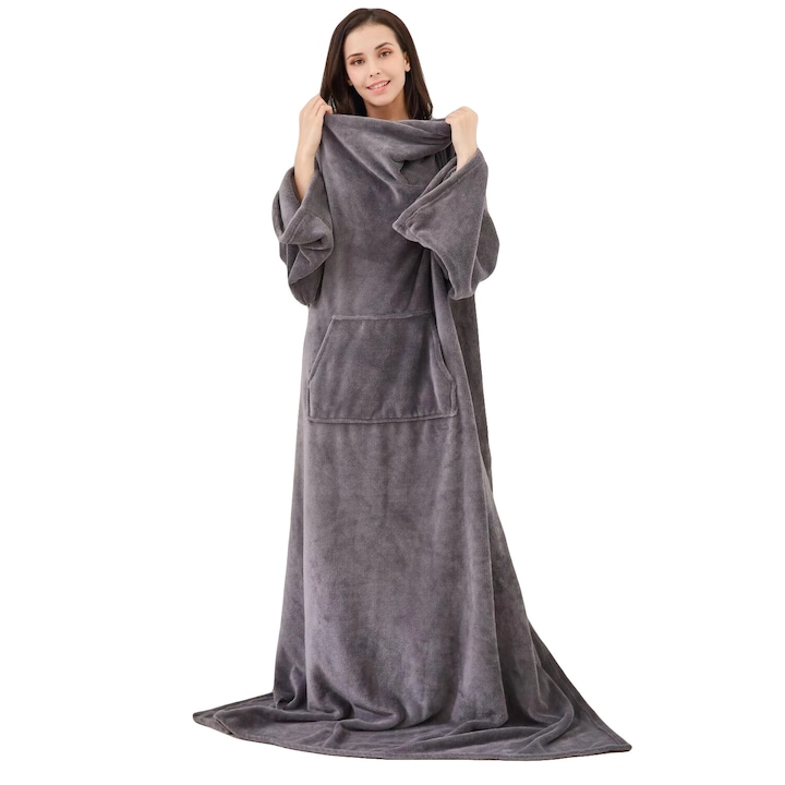 Класация Най-Качествените Одеяла и Кувертюри за Легло Одеяло с ръкави Zola