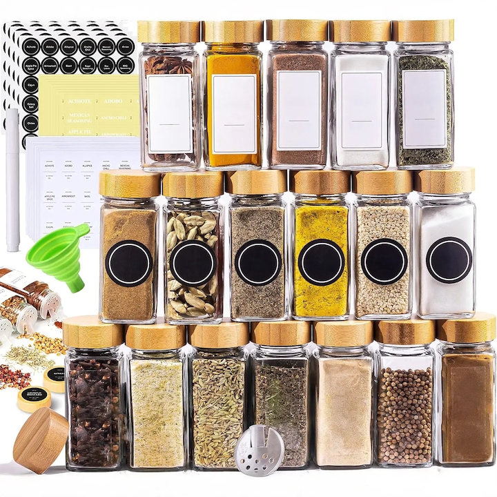 Комплект от 12 контейнера за подправки Elindor