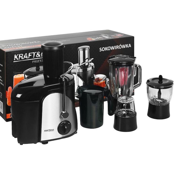 Бързи центрофужни сокоизстисквачки (за бързо приготвяне) - коя да изберем през 2026 Бърза сокоизстисквачка Kraft&Dele KD4137
