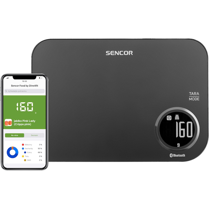 Sencor SKS 7078BK Смарт кухненска везна