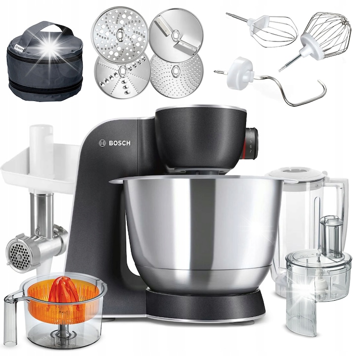 BOSCH Пасатори И Миксери - Как Да Изберем Правилния? Всички Модели От €20 До €700 Планетарен робот Bosch Serie 4 MUM58M64