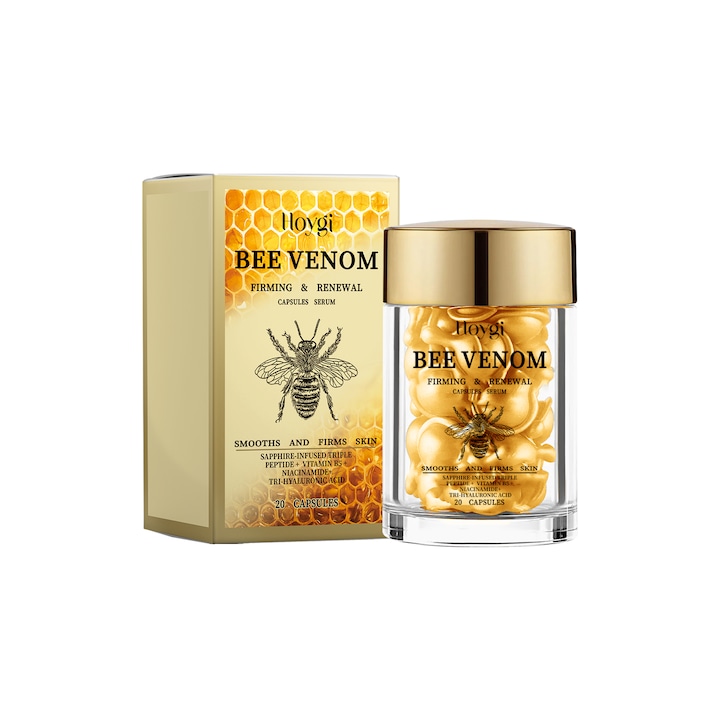 Опаковка от 30 капсули за лице с пчелна отрова