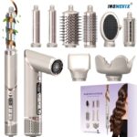 Електрическа четка INOMEVIX® 8 в 1, 1400 W, комплект за оформяне