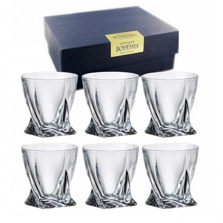 Красиви Чаши за Уиски – Нашите Предложения Чаши за уиски Crystalite Bohemia