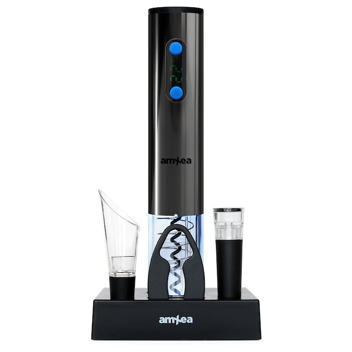 Електрически тирбушон amXea Plus+ Черен гланц