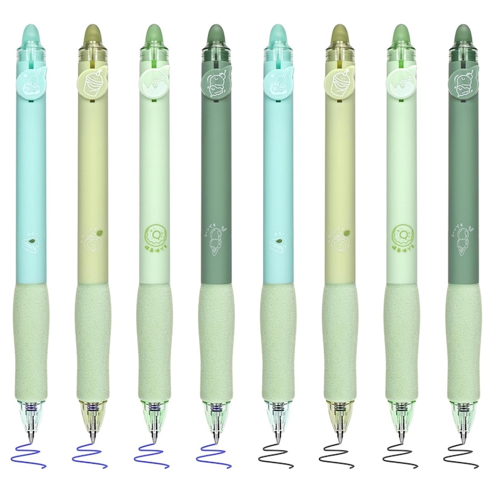 Комплект от 8 пиша-триещи химикалки