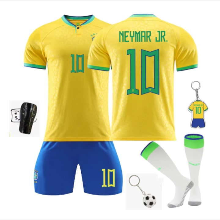ANUTETOUNI детска спортна екипировка и фланелки: пълен преглед на моделите Детска спортна екипировка Футболна тениска Brazil Neymar