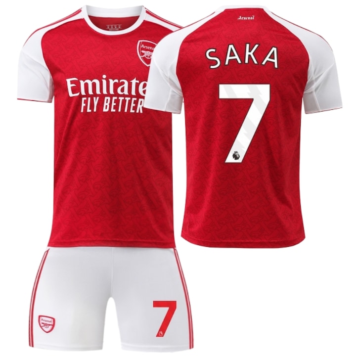 Детски спортен екип Арсенал Сака №7 Футболен комплект