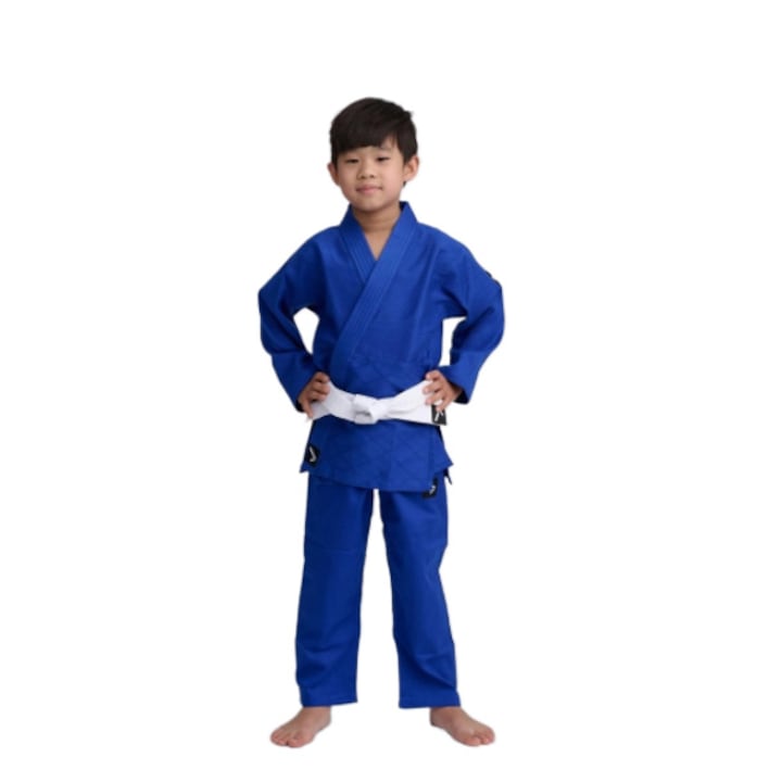 Кимоно за джудо KIDS Ippon Gear GI Future 2 Син - eMAG.bg
