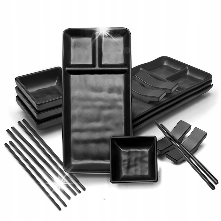 Топ 10 Най-Добрите Комплекта за Сервиране на Суши Комплект от 16 части за сервиране на суши