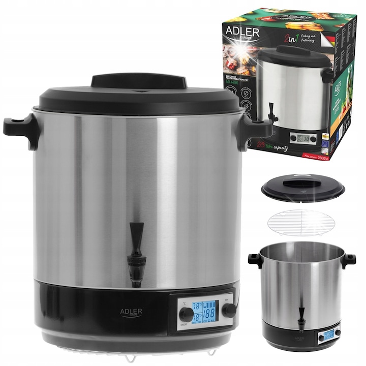 Електрическа тенджера за пастьоризация ADLER 28L