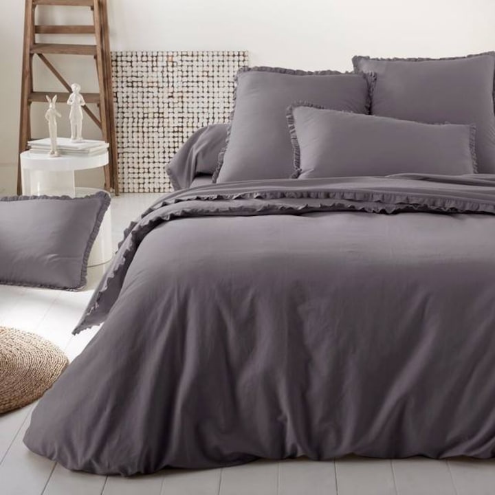 Стилно Спално Бельо - Тенденции 2026 Година Спален комплект RAKLA Графит