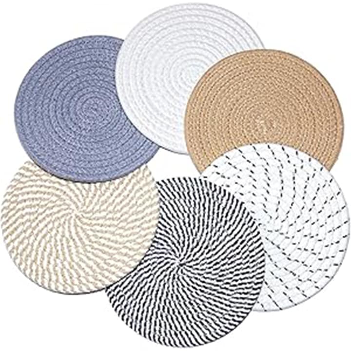 Стилни и Ефектни Комплекти Подложки за Хранене Памучна ръкохватка за тенджера