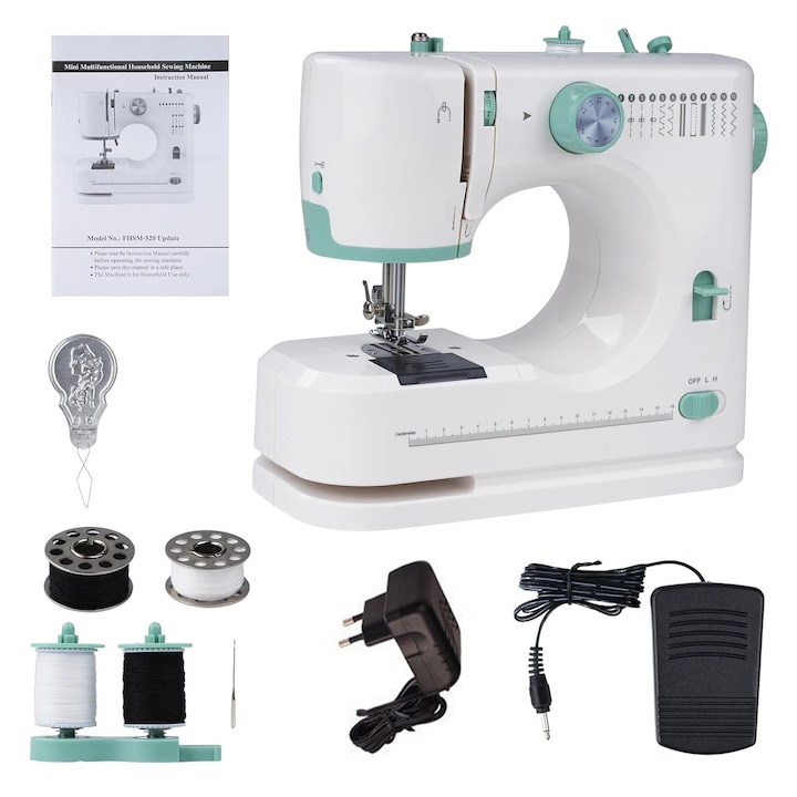 Шевни Машини За Начинаещи — 7 Лесни И Преносими Модела Електрическа мултифункционална шевна машина