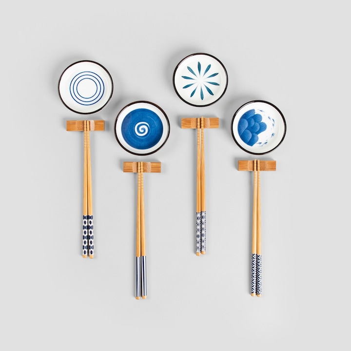 Топ 10 Най-Добрите Комплекта за Сервиране на Суши Комплект за сервиране на суши Homla 12 части многоцветен - eMAG.bg