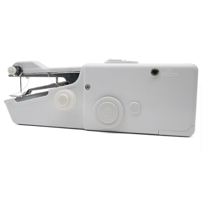 Мини преносима шевна машина Пластмаса/Метал на батерии Бяла - eMAG.bg